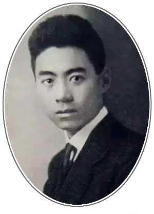 1921年，周恩来在伦敦的留影，时年23岁