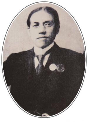 1903年梁启超摄于加拿大温哥华