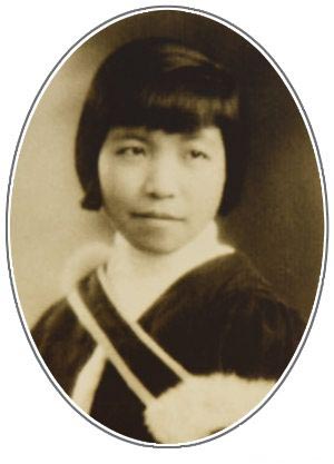 梁思庄1925年在加拿大读书时摄