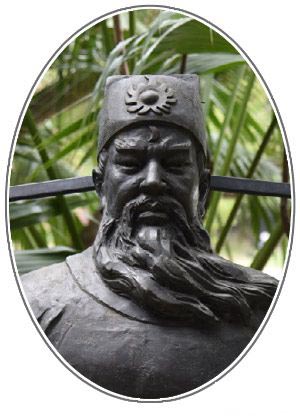 东莞榴花公园英雄广场包拯塑像